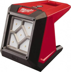 Milwaukee Tool - 12 Volts, 1000 Lumens, Cordless Work Light - Red, 15 hr Run Time - Makers Industrial Supply