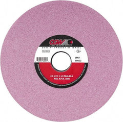 Camel Grinding Wheels - 8" Diam x 1-1/4" Hole x 1/2" Thick, K Hardness, 60 Grit Surface Grinding Wheel - Aluminum Oxide, Type 1, Medium Grade, Vitrified Bond, No Recess - Makers Industrial Supply