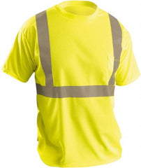 OccuNomix - Size 2XL Hi-Viz Yellow High Visibility Short Sleeve T-Shirt - Makers Industrial Supply