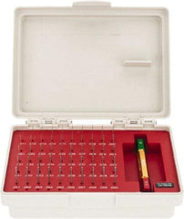 SPI - 50 Piece, 0.011-0.06 Inch Diameter Plug and Pin Gage Set - Plus 0.0002 Inch Tolerance, Class ZZ - Makers Industrial Supply