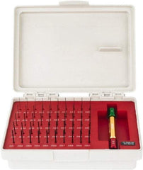 SPI - 50 Piece, 0.011-0.06 Inch Diameter Plug and Pin Gage Set - Minus 0.0002 Inch Tolerance, Class ZZ - Makers Industrial Supply