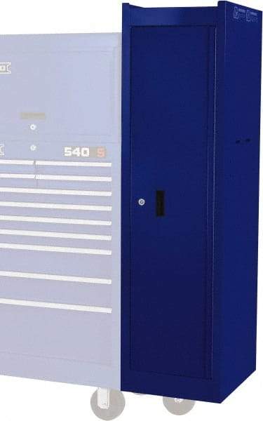 Proto - 4 Drawer Blue Locker Cabinet - 15" Wide x 58" High x 18" Deep, Use with Heavy-Duty Key Drawer Liner - Makers Industrial Supply