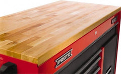 Proto - Tool Box Solid Maple with Laminated Edge Hardwood Worktop - 26-21/32" Wide x 18" Deep x 1-1/2" High, Brown, For Proto Workstations - Makers Industrial Supply