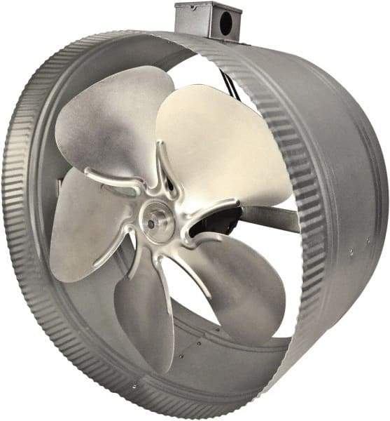 Suncourt - 14" Diam, 1.57 Amp, 120 Volt Duct Fan - 900 CFM, Single Speed - Makers Industrial Supply