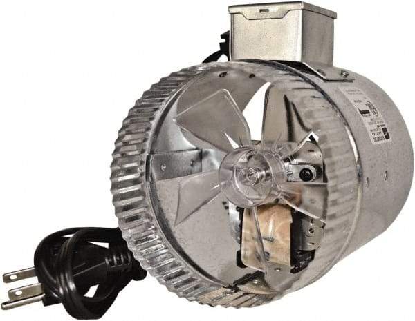 Suncourt - 5" Diam, 0.35 Amp, 120 Volt Duct Fan - 75 CFM, Single Speed - Makers Industrial Supply