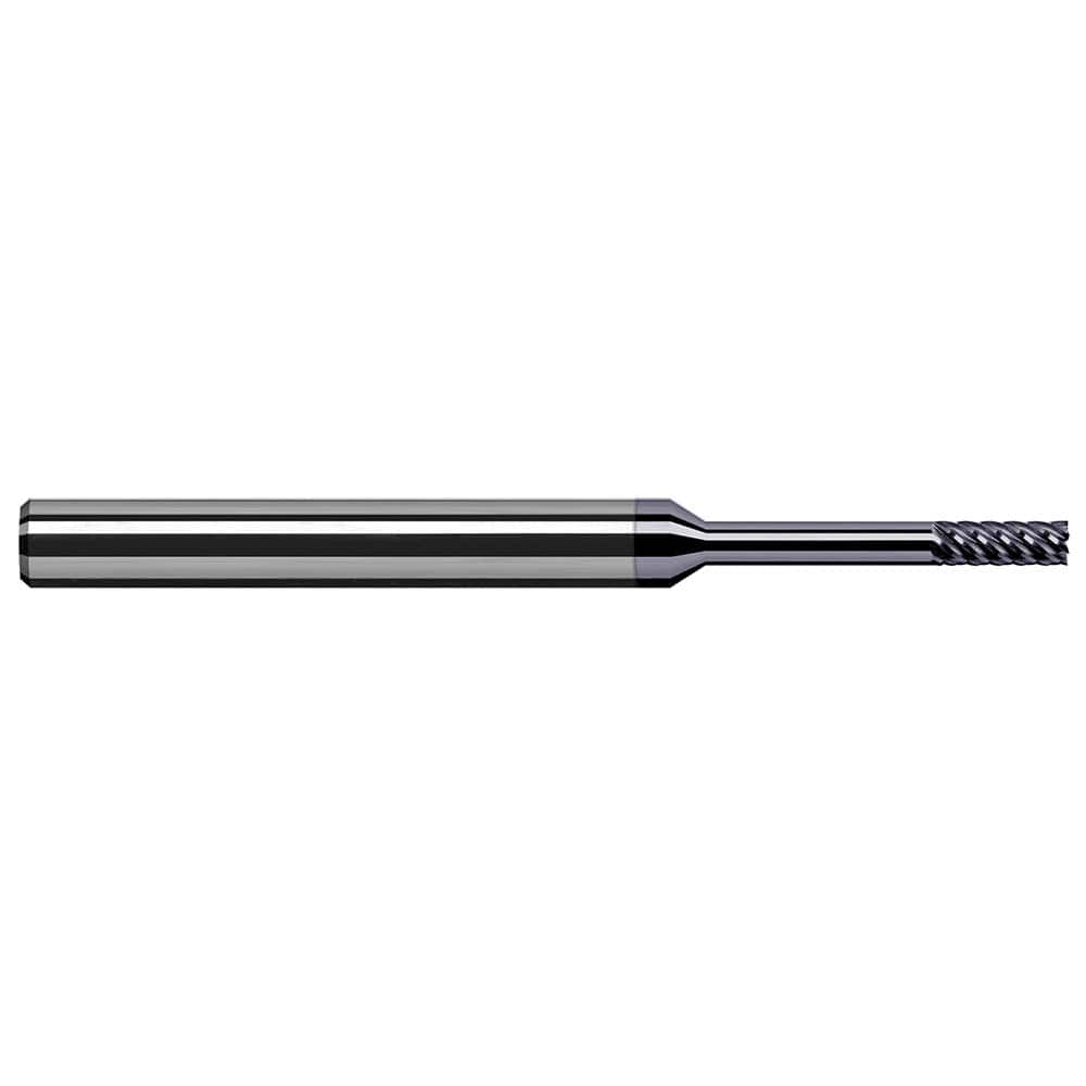 Harvey Tool - Square End Mills; Mill Diameter (Decimal Inch): 0.0400 ; Length of Cut (Decimal Inch): 0.1200 ; Material: Solid Carbide ; Finish/Coating: AlTiN Nano ; Shank Diameter (Inch): 1/8 ; Single or Double End: Single - Exact Industrial Supply