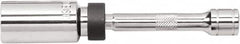 GearWrench - 5/8", 3/8" Drive, Spark Plug Hand Socket - 6 Points, 6" OAL, Alloy Steel, Chrome Finish - Makers Industrial Supply