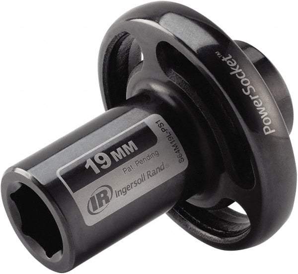 Ingersoll-Rand - 1/2" Drive 19mm Standard Impact Socket - 6 Points, 3-1/10" OAL - Makers Industrial Supply