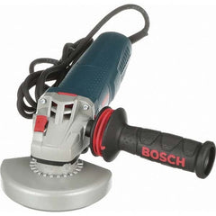 Bosch - 5" Wheel Diam, 11,500 RPM, Corded Angle & Disc Grinder - 5/8-11 Spindle, 120 Volts, 13 Amps - Makers Industrial Supply