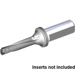 Kennametal - 66mm Max Drill Depth, 4xD, 16.5mm Diam, Indexable Insert Drill - 2 Inserts, 20mm Shank Diam, Straight Shank - Makers Industrial Supply