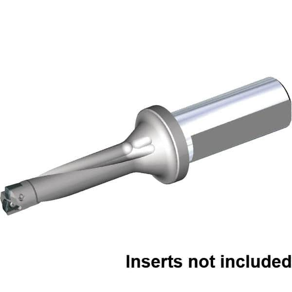 Kennametal - 50mm Max Drill Depth, 4xD, 12.5mm Diam, Indexable Insert Drill - 2 Inserts, 20mm Shank Diam, Straight Shank - Makers Industrial Supply