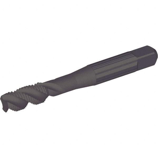 Kennametal - 3/8-16 3 Flute Bottoming Spiral Flute Tap - Cobalt, Oxide Finish, 74.6mm OAL, Right Hand Flute, Right Hand Thread, H3 - Makers Industrial Supply