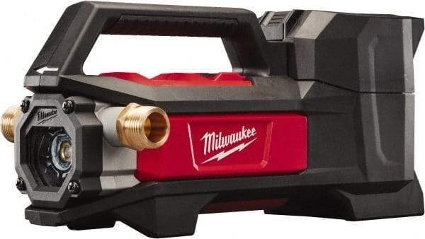 Milwaukee Tool - 1/4 hp, 18 Amp Rating, 18 Volts, Full-On Operation, Nonsubmersible Pump - Plastic Housing - Makers Industrial Supply