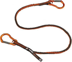 Ergodyne - 38" Tool Lanyard - Carabiner Connection, 60" Extended Length, Gray - Makers Industrial Supply