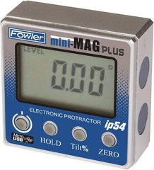 Fowler - Digital & Dial Protractors Style: Protractor Measuring Range (Degrees): 360.00 - Makers Industrial Supply