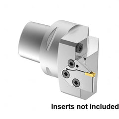 Kennametal - EG-P-GUP, EG-U-GUN, EG-U-GUP, ER-P-GUP, ER-U-GUN, ER-U-GUP Insert, 68.5mm Head Length, Modular Grooving Blade Holder Head - Left Hand Cut, System Size PSC80, Through Coolant, Series Beyond Evolution - Makers Industrial Supply