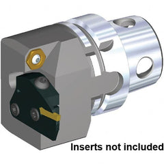 Kennametal - A4 Insert, 73.5mm Head Length, Modular Grooving Blade Holder Head - Right Hand Cut, System Size KM4X63, Through Coolant, Series KGMS - Makers Industrial Supply