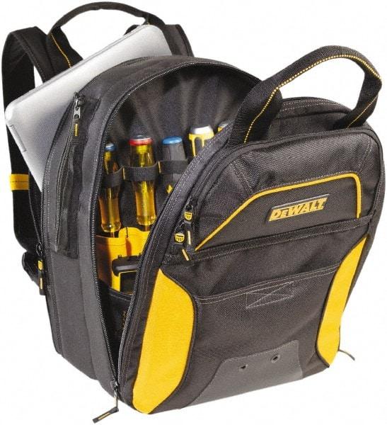 DeWALT - 33 Pocket Backpack Tool Bag - 15" Wide x 11" Deep x 21-1/2" High - Makers Industrial Supply