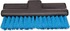 Harper Brush - 2-1/4" Bristle Length, Polypropylene Deck Scrub Brush - 10" Wide Head, 10" OAL, Black, Polypropylene Block - Makers Industrial Supply