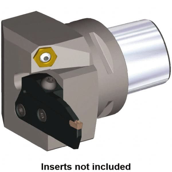 Kennametal - System Size PSC80, Right Hand Cut, 58mm Max Depth of Cut, 40.5mm Max Width of Cut, Modular Cutoff Cutting Unit Head - Beyond Evolution Blades Insert Style, 2.283" Head Length, 1.594" Center to Cutting Edge, Series Beyond Evolution - Makers Industrial Supply