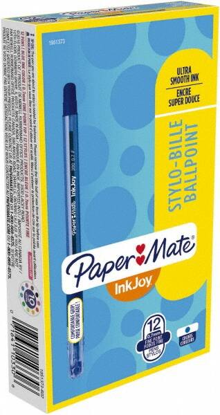 Paper Mate - 1mm Ball Point Ball Point Pen - Blue - Makers Industrial Supply