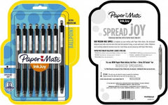 Paper Mate - 1mm Ball Point Retractable Ball Point Pen - Black - Makers Industrial Supply