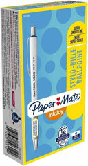 Paper Mate - 1mm Ball Point Retractable Ball Point Pen - Blue - Makers Industrial Supply