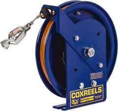 CoxReels - 5/32 Inch x 50 Ft. Stranded Cable Grounding Reel - Spring Driven Reel, Stainless Steel Cable - Makers Industrial Supply