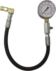 Lang - 1.38' Hose Length, 2,000 Max psi, Mechanical Automotive Diesel Compression Tester - 2 Lb Graduation - Makers Industrial Supply