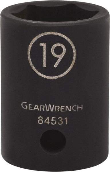 GearWrench - 1/2" Drive 32mm Standard Impact Socket - 6 Points - Makers Industrial Supply