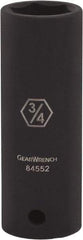 GearWrench - 1/2" Drive 1-7/16" Deep Impact Socket - 6 Points - Makers Industrial Supply