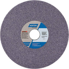 Norton - 7" Diam x 1-1/4" Hole x 1/2" Thick, H Hardness, 46 Grit Surface Grinding Wheel - Aluminum Oxide, Type 1, Coarse Grade, Vitrified Bond - Makers Industrial Supply