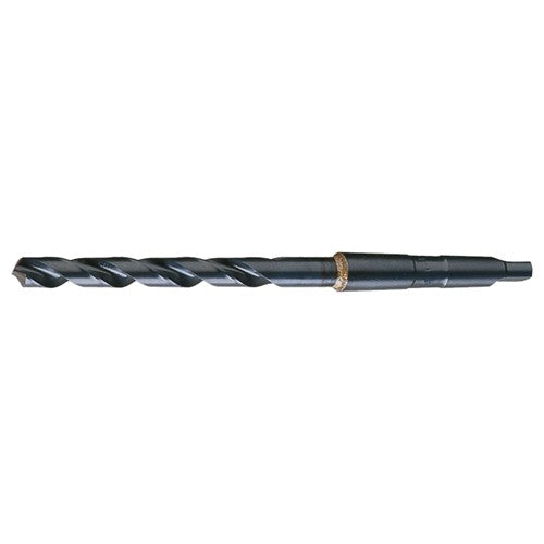 1/4-E RHS / RHC HSS 118 Degree Radial Point General Purpose Taper Shank Drill - Steam Oxide - Exact Industrial Supply