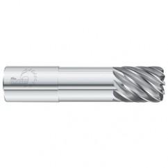 5/8 Dia. x 4 Overall Length 4-Flute .090 C/R Solid Carbide SE End Mill-Round Shank-Center Cut-Uncoated - Makers Industrial Supply