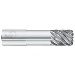 5/8 Dia. x 4 Overall Length 4-Flute .090 C/R Solid Carbide SE End Mill-Round Shank-Center Cut-Uncoated - Makers Industrial Supply