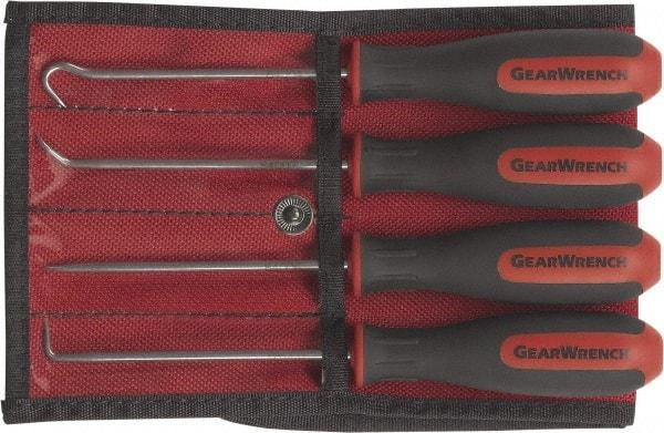 GearWrench - 4 Piece Hook & Pick Set - Dual Composite - Makers Industrial Supply