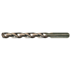 19/32 RHS / RHC HSS-CO 8% (M42) 135 Degree Split Point Heavy Duty Cobalt Drill - Straw / Gold Oxide - Exact Industrial Supply