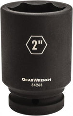 GearWrench - 1" Drive 1-7/8" Deep Impact Socket - 6 Points, 4-1/4" OAL - Makers Industrial Supply