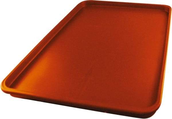 Made in USA - 14-1/4" Long x 9-1/2" Wide x 1-1/4" Deep Lid Tray - Polypropylene - Makers Industrial Supply