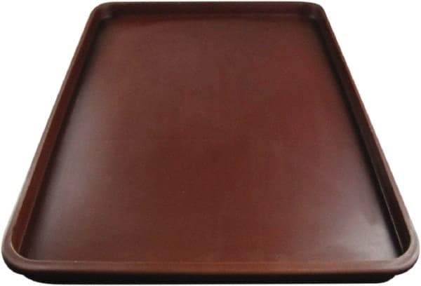 Made in USA - 14-1/4" Long x 9-1/2" Wide x 1-1/4" Deep Lid Tray - Polypropylene - Makers Industrial Supply