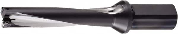 OSG - 10" Max Drill Depth, 4xD, 2-1/2" Diam, Indexable Insert Drill - 2 Inserts, 1-1/2" Shank Diam, Straight Shank - Makers Industrial Supply