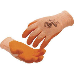 Tilsatec - Size L (9), ANSI Cut Lvl A9, Puncture Lvl 4, Abrasion Lvl 4, Latex Coated Cut & Puncture Resistant Gloves - Makers Industrial Supply