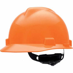 MSA - ANSI Type I Class E 4-Point Ratchet Short Brim Hard Hat - Makers Industrial Supply