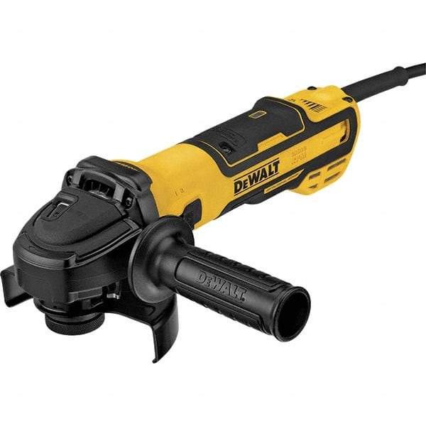 DeWALT - 5" Wheel Diam, 10,500 RPM, Corded Angle & Disc Grinder - 5/8-11 Spindle, 13 Amps - Makers Industrial Supply