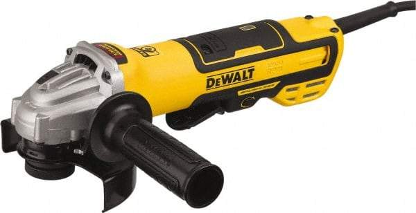 DeWALT - 5" Wheel Diam, 10,500 RPM, Corded Angle & Disc Grinder - 5/8-11 Spindle, 13 Amps - Makers Industrial Supply