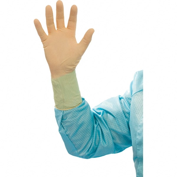 BioClean - Size 8.5, 6.69 mil, Cleanroom Grade, Powder Free Latex Disposable Gloves - Makers Industrial Supply