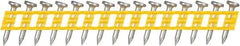 DeWALT - 13 Gauge 0.102" Shank Diam 3/4" Long Concrete Nails for Power Nailers - Steel, Zinc Finish, Smooth Shank, Angled Stick Plastic Collation, Round Head - Makers Industrial Supply