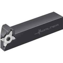 Walter - 6mm Max Depth of Cut, Indexable Grooving Tool Holder - 20mm Shank Height, 20mm Shank Width, 125mm OAL - Makers Industrial Supply