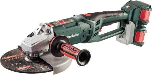 Metabo - 9" Wheel Diam, 6,600 RPM, Cordless Angle & Disc Grinder - 5/8-11 Spindle - Makers Industrial Supply