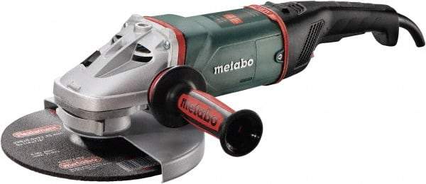 Metabo - 9" Wheel Diam, 6,600 RPM, Corded Angle & Disc Grinder - 5/8-11 Spindle, 15 Amps - Makers Industrial Supply